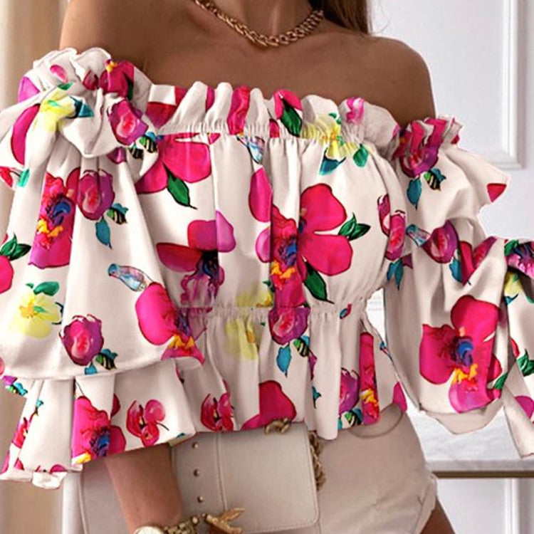 Chemises Femmes Blouse Manches Longues Sexy
