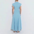Robe ajustée fendue pour femmes