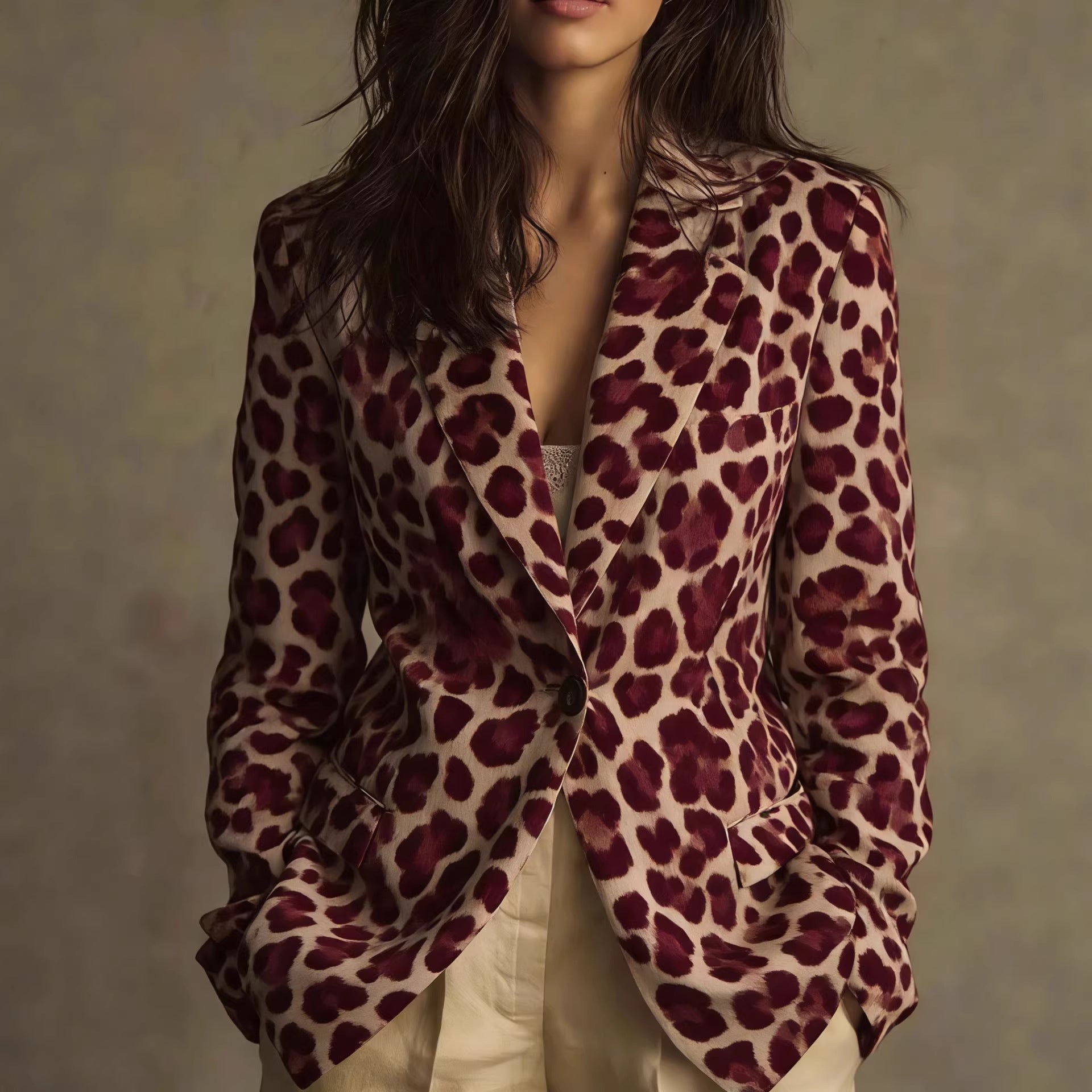Blazer de costume chic de style européen et américain