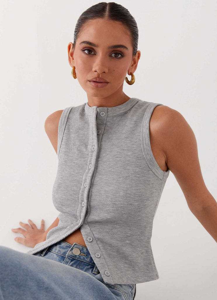 Gilet sans manches coupe ajustée pour femme
