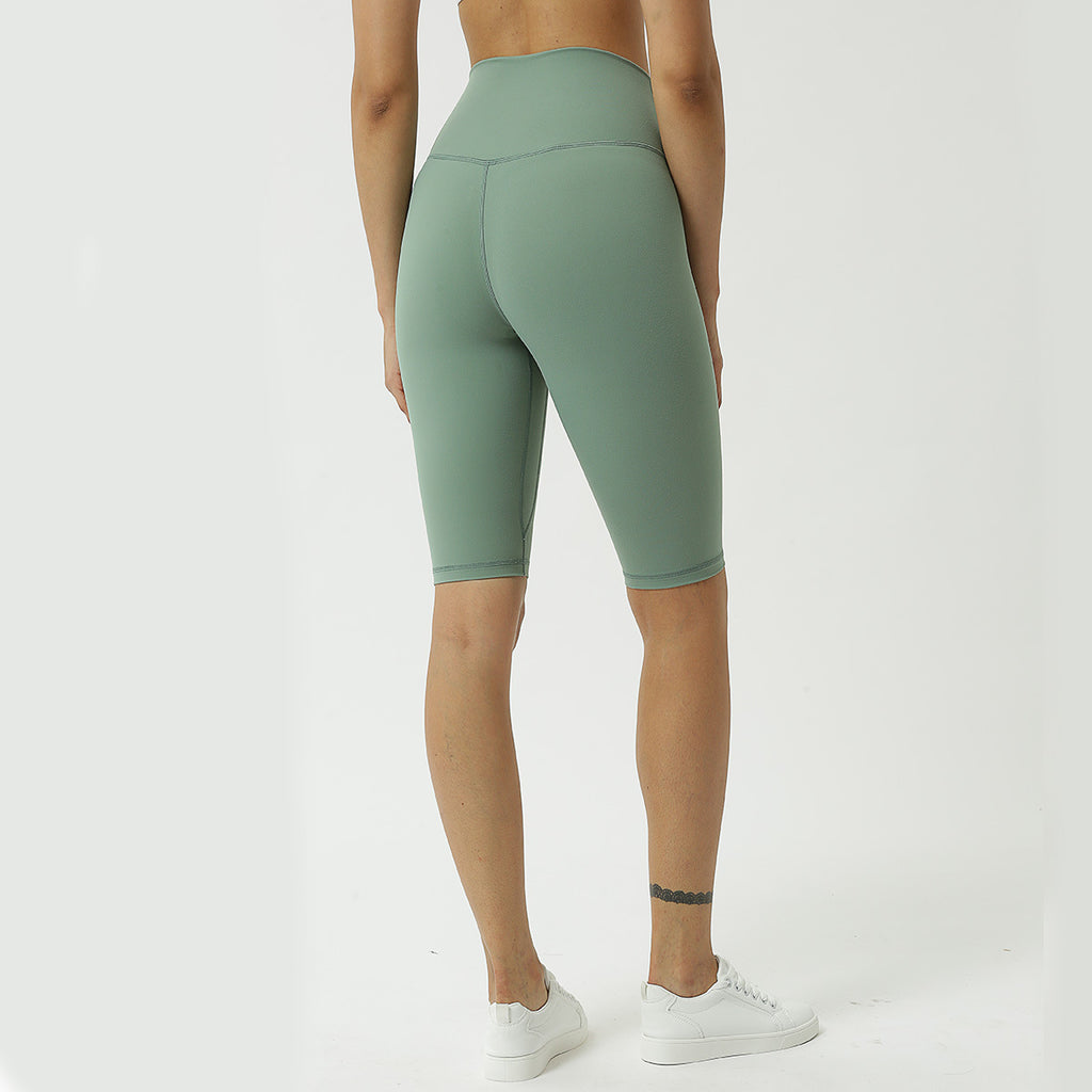 Pantalon de yoga taille haute nude pour femme