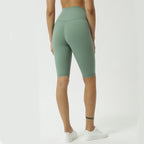 Pantalon de yoga taille haute nude pour femme