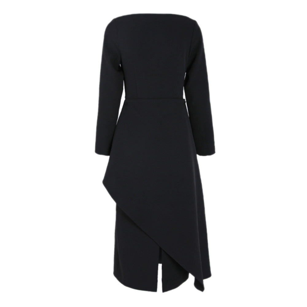 Fashion Personality French Stitching Dress Women