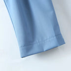 Pantalon décontracté coupe droite et ajustée pour femme