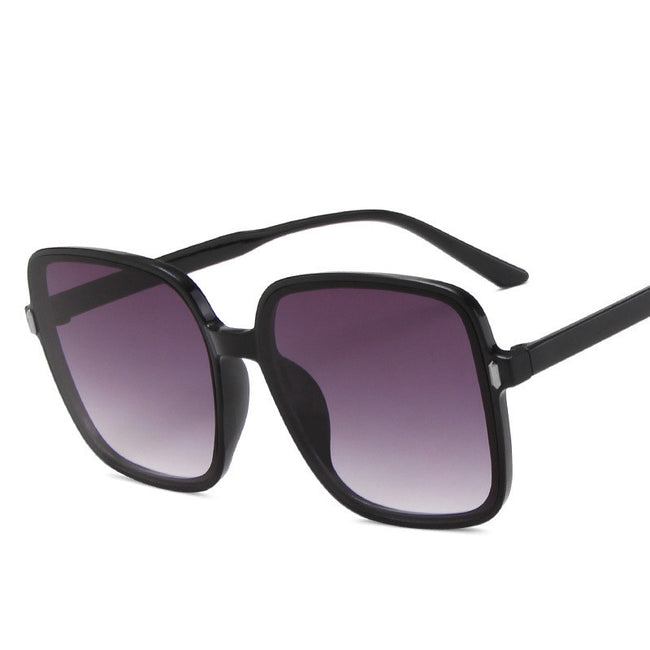 Lunettes de soleil grandes carrées, lunettes de soleil clous de riz Main Image