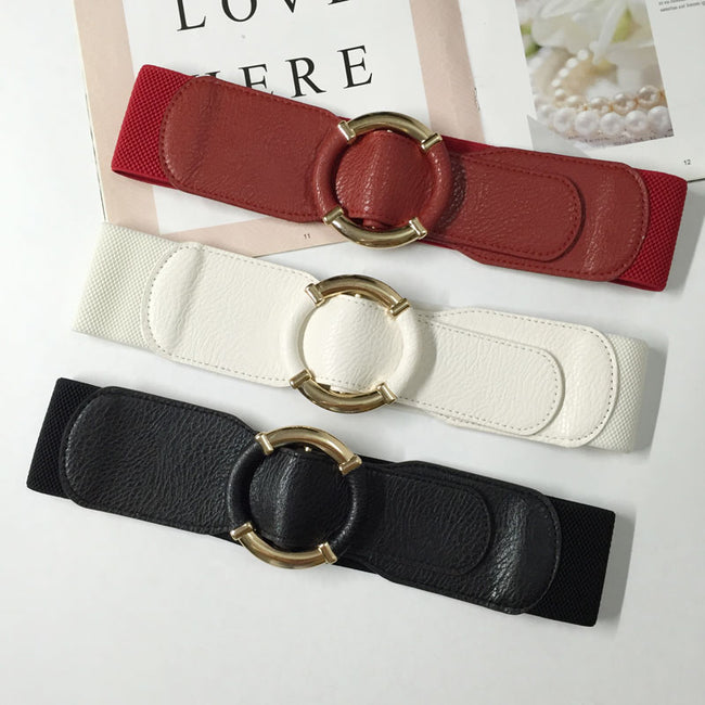 Ceinture large pour manteau femme Main Image