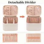 Trousse de Maquillage Portable, Grande Trousse de Toilette, Rangement de Haute Qualité