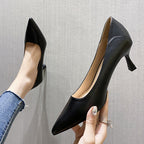 Petits Talons Hauts Pointus Noirs Professionnels