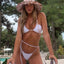 Maillot de bain bikini bandeau pour femme