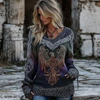 Pull doux décontracté pour femme