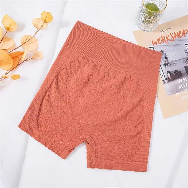 Shorts de sport pour femmes, taille haute, pour la gym, le yoga, le fitness, motif quadrillé