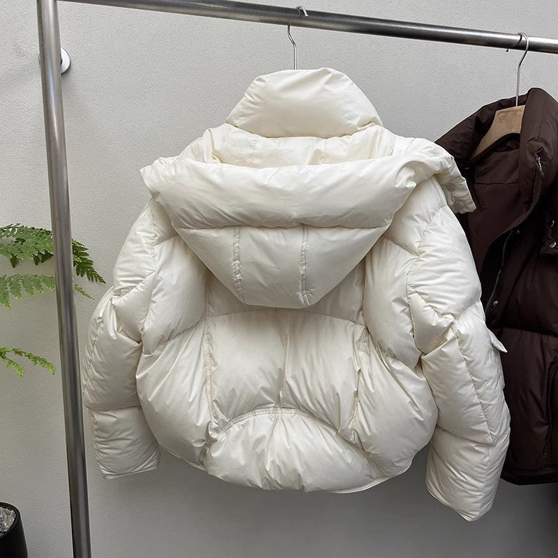 Veste à capuche ample et chaude pour femmes, à la mode