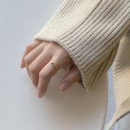 925 Sterling Silver Black Eye Rings