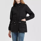 Manteau coréen décontracté ample, mode épaissie, vêtement en coton mi-long.