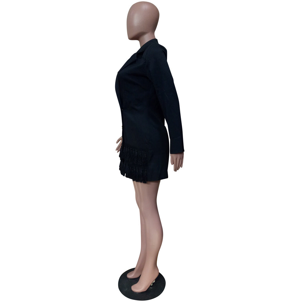 Blazer double boutonnage taille cintrée