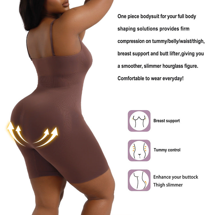 Gaine Post-partum Grande Taille Sans Couture Pour Femme