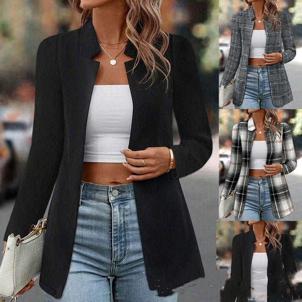 Blazer basique uni pour femme sur Amazon