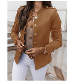 Petit blazer à manches longues et coupe ajustée