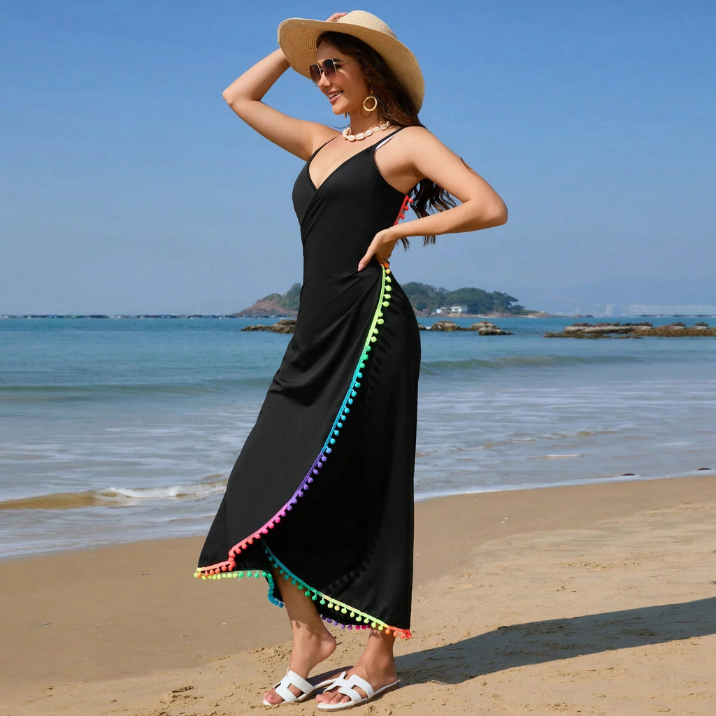 Robe de vacances au bord de la mer pour femme, personnalité mode