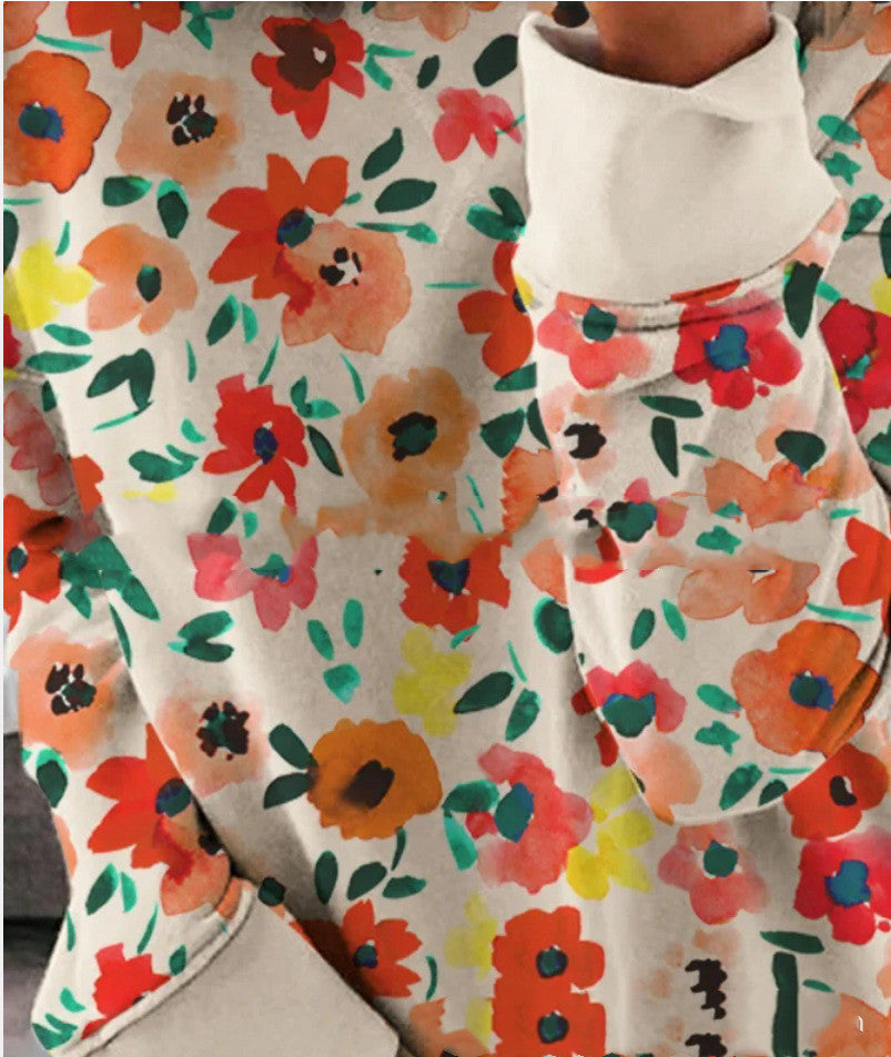 Haut T-shirt Pull Imprimé Femme Passe-partout
