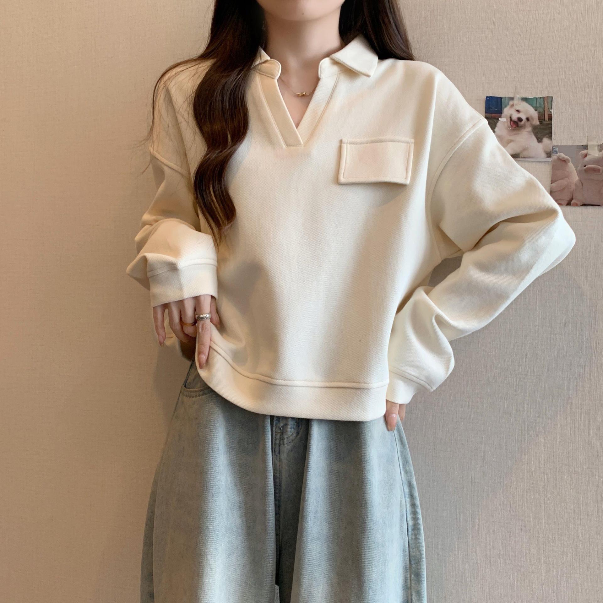 Pull rétro artistique pour femme, automne