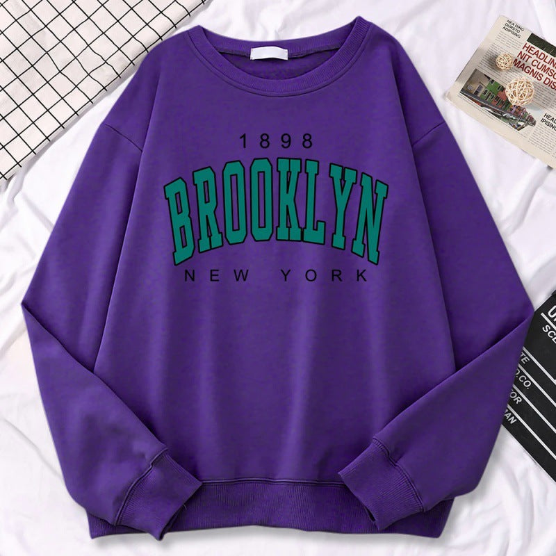 Sweats femme automne kawaii 1898 Brooklyn