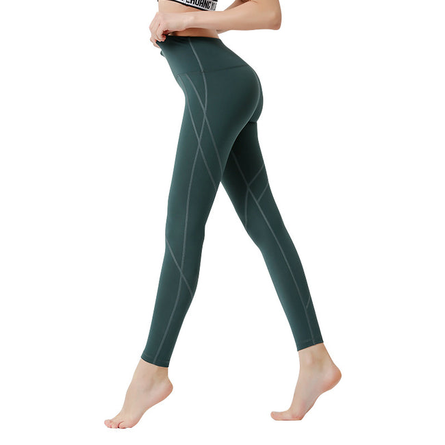 Pantalon de fitness extensible pour femmes, pantalon de yoga moulant Hover Image