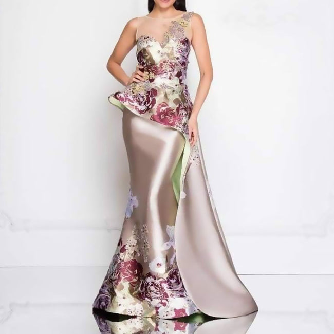 Robe élégante fendue spéciale mode pour femme Hover Image
