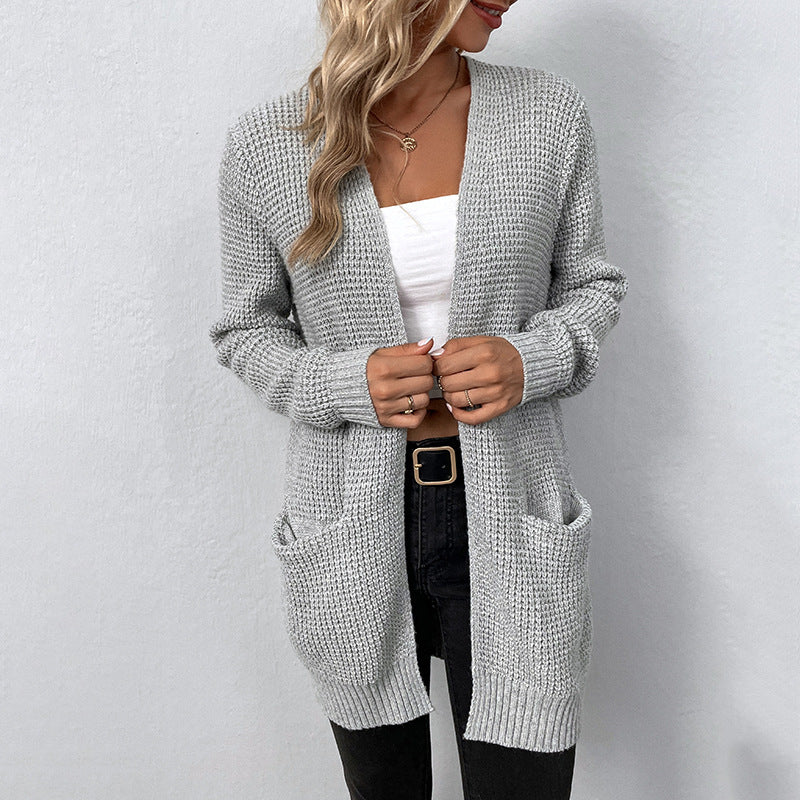 Nouveau pull tricoté pour femme automne et hiver