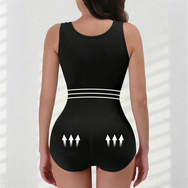 Body gainant sans couture sculptant, gaine amincissante ventre plat pour femme, corset amincissant, ceinture de compression. Main Image