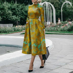 Robe moulante à manches longues pour femme