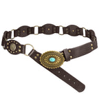 Ceinture creuse rétro européenne style artistique