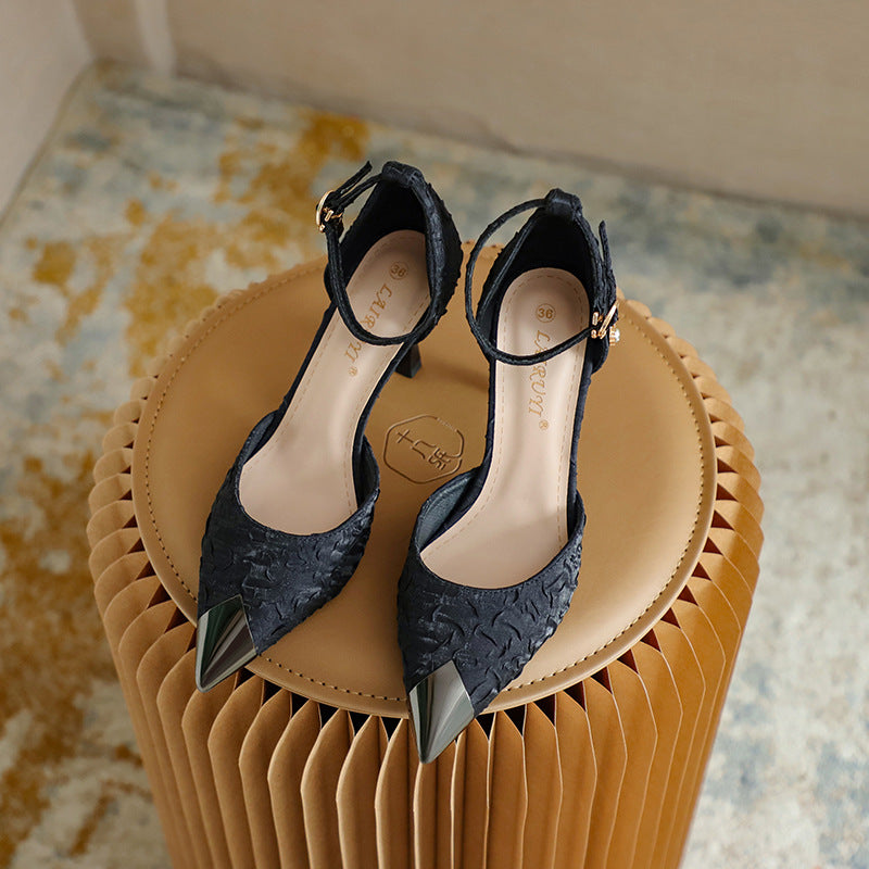 Escarpins polyvalents en satin antichoc pour femme