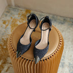 Escarpins polyvalents en satin antichoc pour femme
