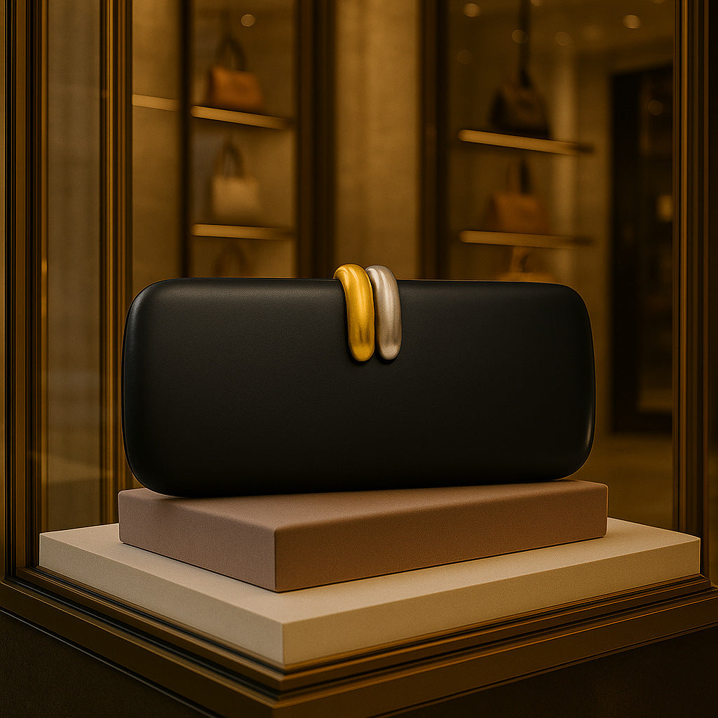 Sac de soirée à bandoulière en forme de pochette