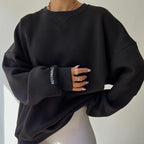 Pull décontracté ample et polyvalent pour femme