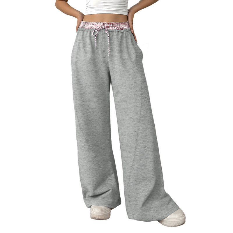 Pantalon droit décontracté pour femme