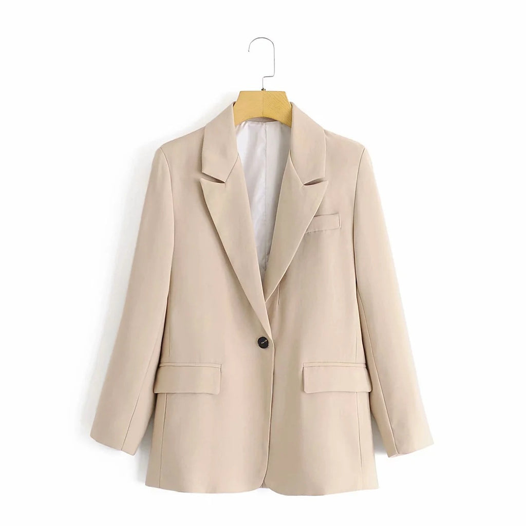 Blazer cintré, drapé, à boutons, qui s'accorde avec tout