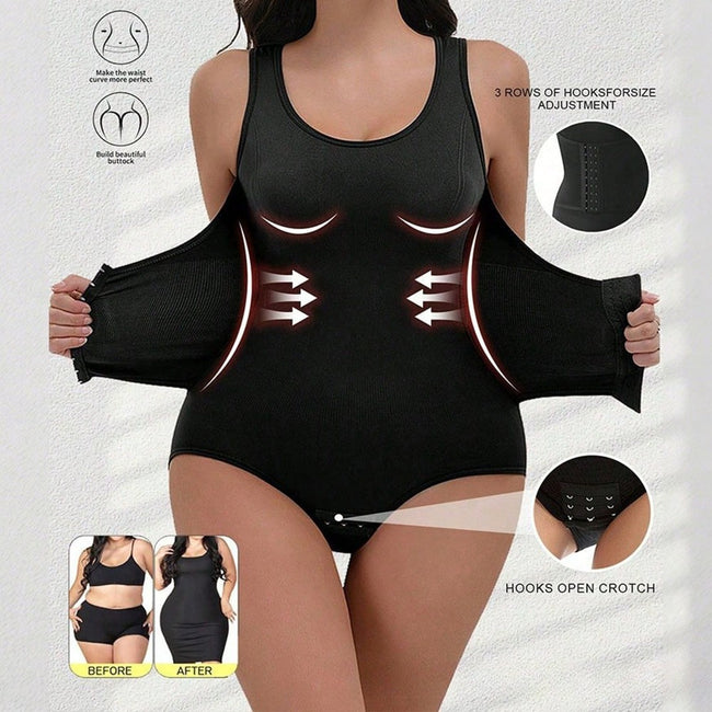 Body gainant sans couture sculptant, gaine amincissante ventre plat pour femme, corset amincissant, ceinture de compression. Hover Image