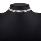 Collier Collier Fille Tendance Collier En Strass Complet Collier En Alliage