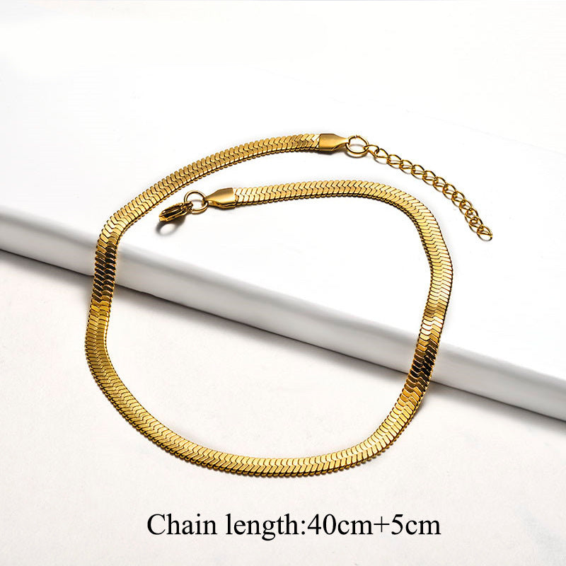 Collier en Acier Inoxydable Bijoux Français Femme