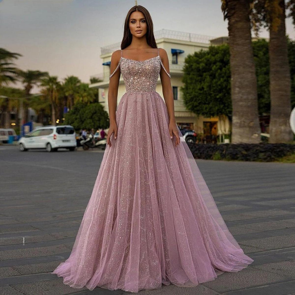 Robe de mariée éblouissante en maille et sequins