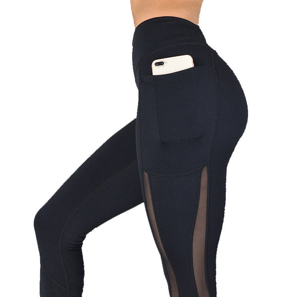 Pantalon de yoga en maille de danse pour femme