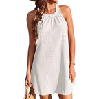Robe de plage sans manches dos nu pour femmes