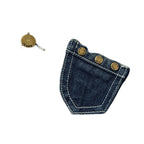 Gilet en jean rétro tendance pour femme