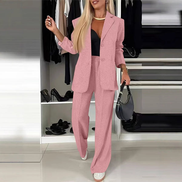 Nouvel ensemble de costume décontracté imprimé tendance pour femmes