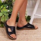 Sandales à plateforme Femme Chaussures de plage extérieures Rétro Roman Été