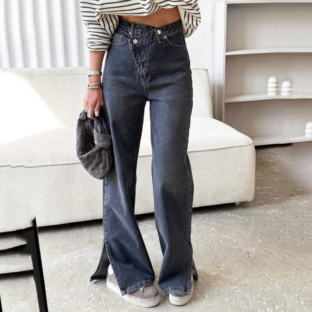 Jeans Femme Déstructurés Style Mode