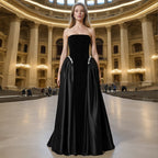 Concevoir une robe longue bustier pour femme