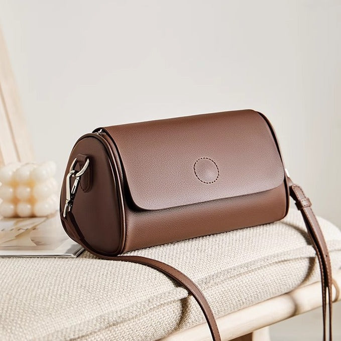 Mini sac à main rond fourre-tout sac à bandoulière pour femme
